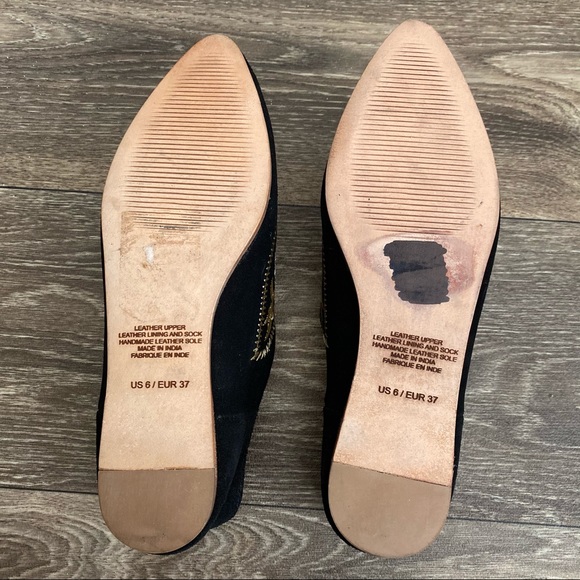 JEFFREY CAMPBELL Black Embroidered Shoes Vijay 6 - Picture 5 of 9